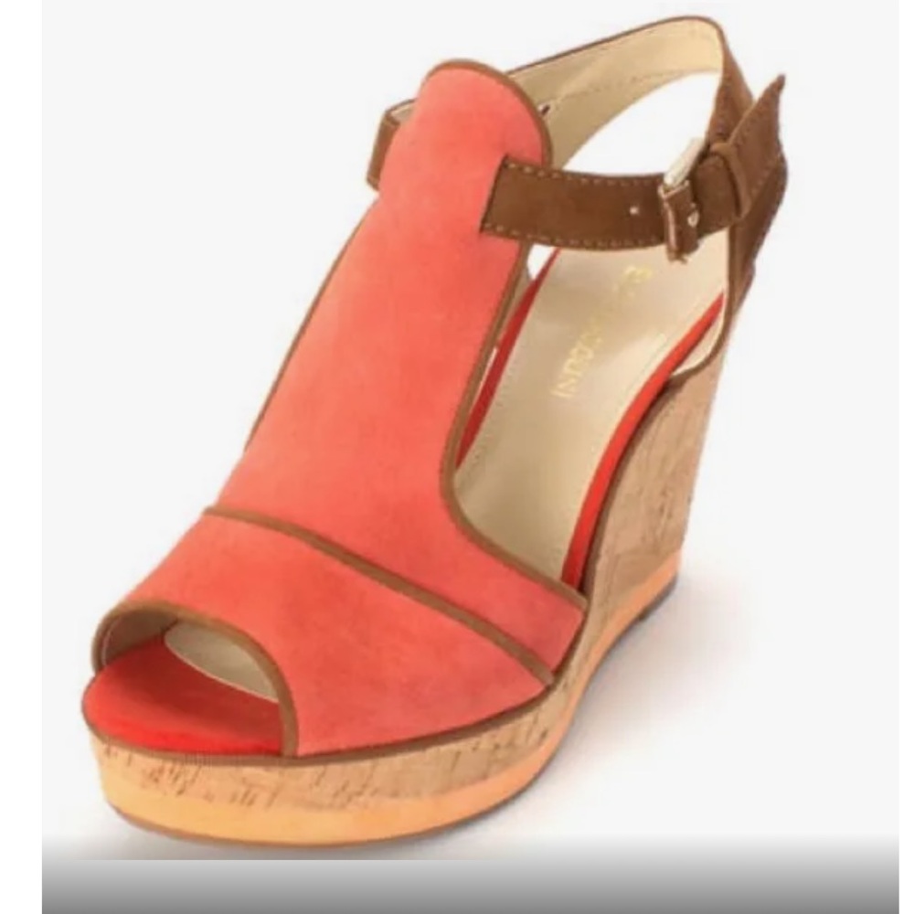 ENZO ANGIOLINI Coral Cork Wedges